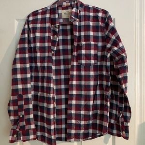 Mens Hollister Plaid Shirt
